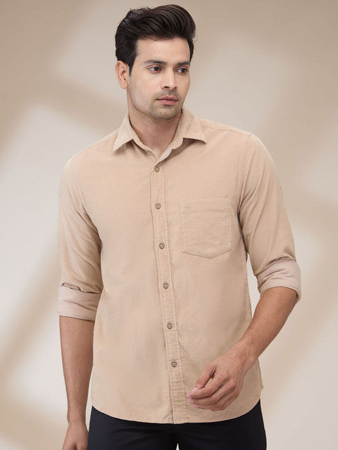 Colorplus Men Brown Regular Fit Plain Casual Shirt MyRaymond Colorplus Men Brown Regular Fit Plain Casual Shirt MyRaymond
