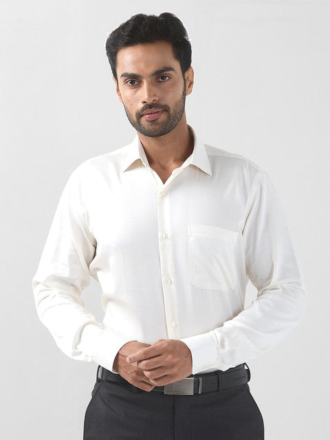 Mens Shirts Raymond Yellow Shirt Raymond Men's 100% Pure Linen 60