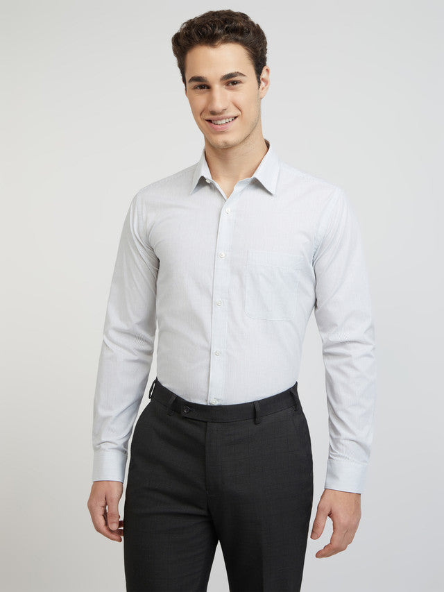 raymond dress shirts Raymond Men White Slim Fit Printed Formal Shirt MyRaymond