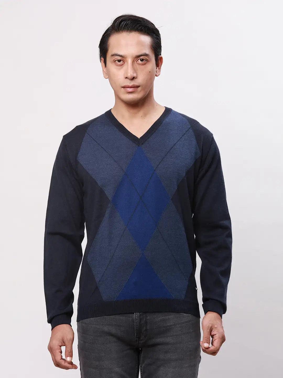 Argyle Prism Pink Pullover