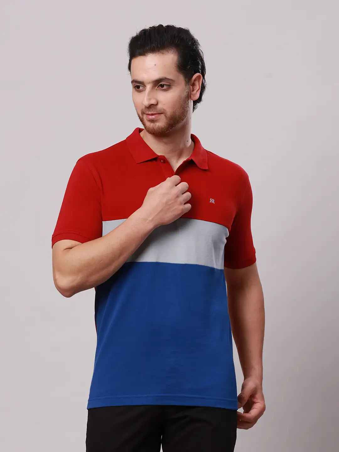 Raymond Men Maroon Solid Contemporary Fit Cotton T-Shirt – MyRaymond