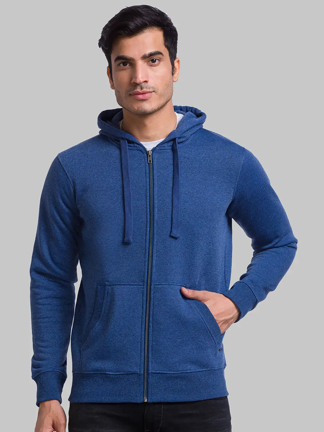 Cotton polyester blend sweatshirt on sale