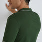 Raymond Men Green Contemporary Fit Solid T-Shirt