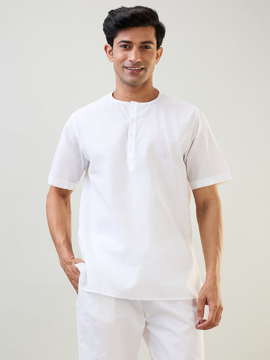 Sleepz White Kurta Set