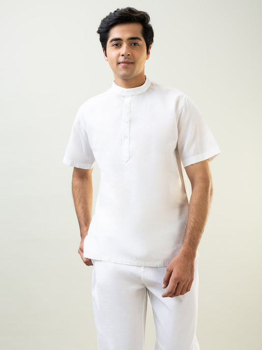 Sleepz White Kurta