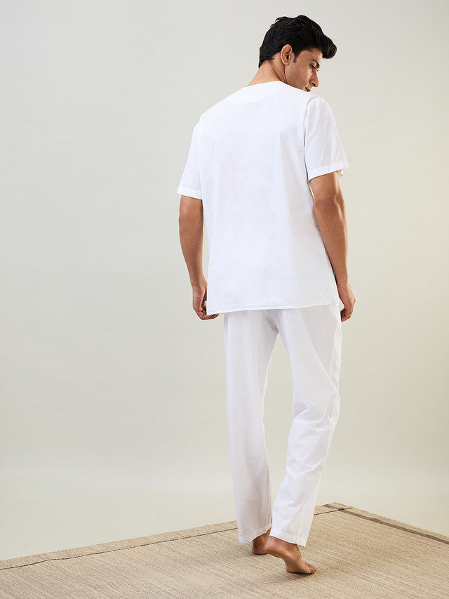 Sleepz White Kurta