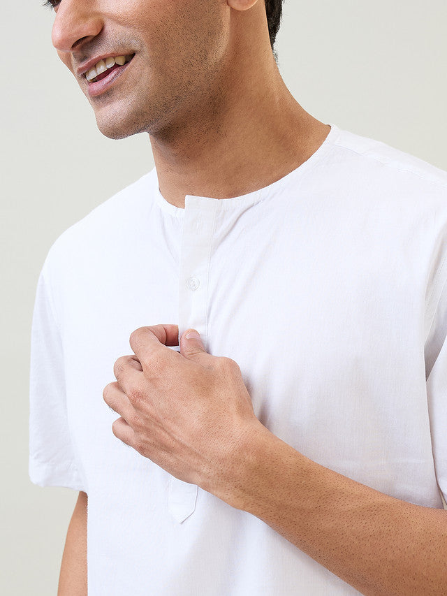 Sleepz White Kurta