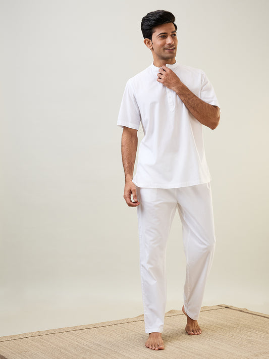 Sleepz White Kurta Set