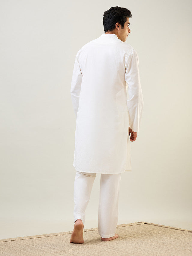 Sleepz Men Brown Comfort Fit Solid Kurta Set