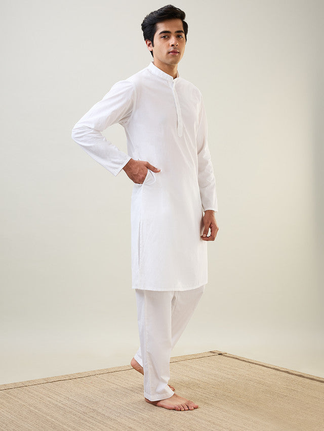 Sleepz White Kurta