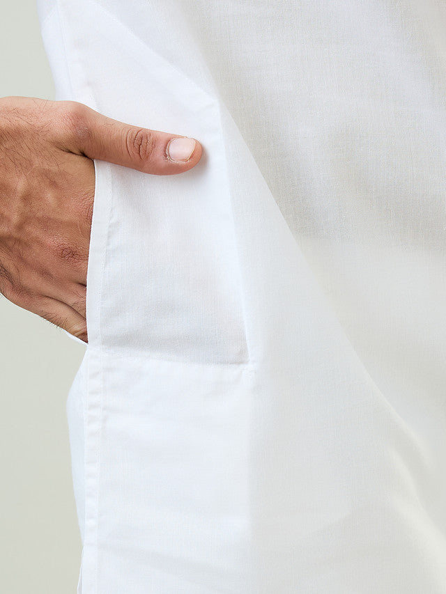 Sleepz White Kurta