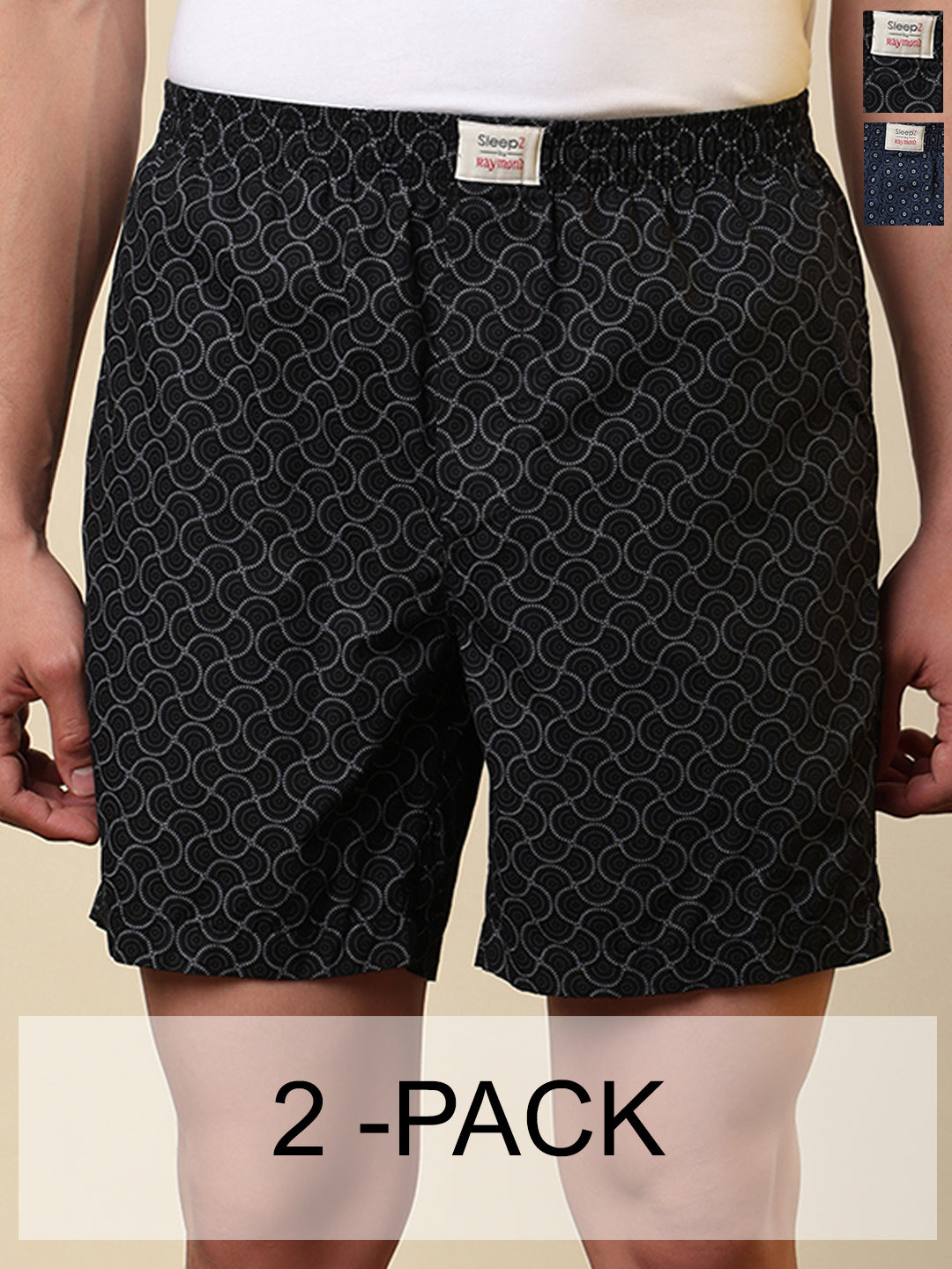 Sleepz Men Multicolour Printed Boxer