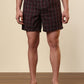 Sleepz Men Multi-Colour Checks Regular Fit Cotton Boxer