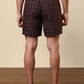 Sleepz Men Multi-Colour Checks Regular Fit Cotton Boxer