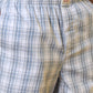 Sleepz Men Blue Checks Regular Fit Cotton Boxer