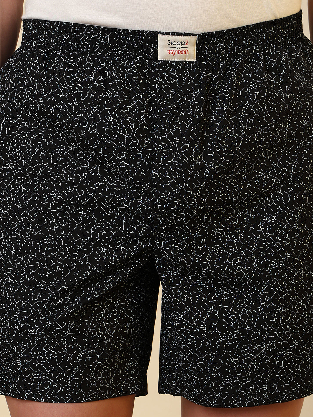 Sleepz Men Black Printed Boxer