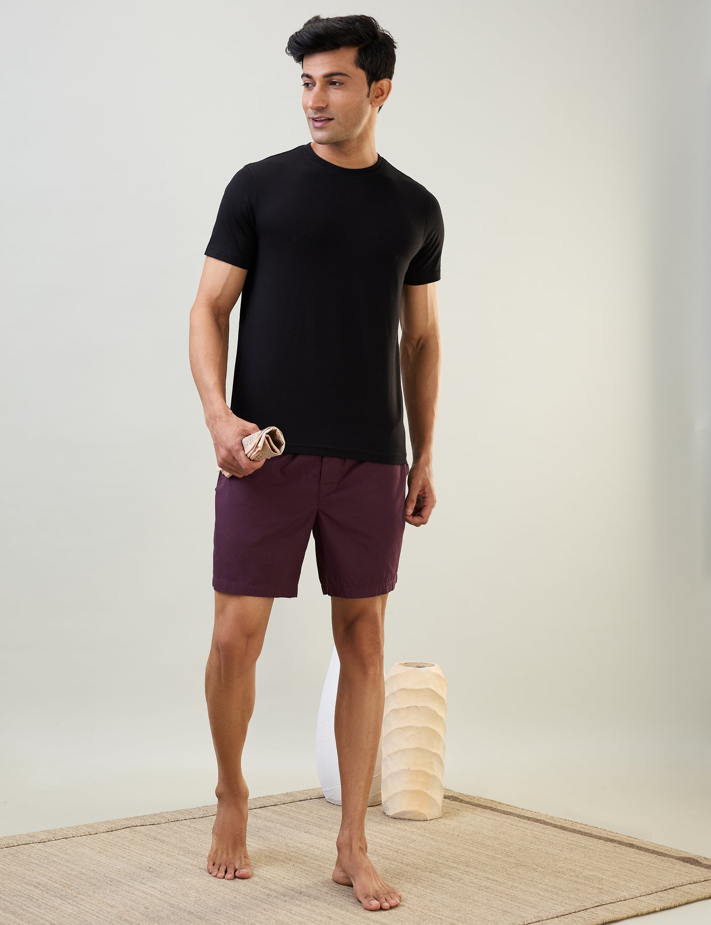 Sleepz Men Maroon Solid Boxer