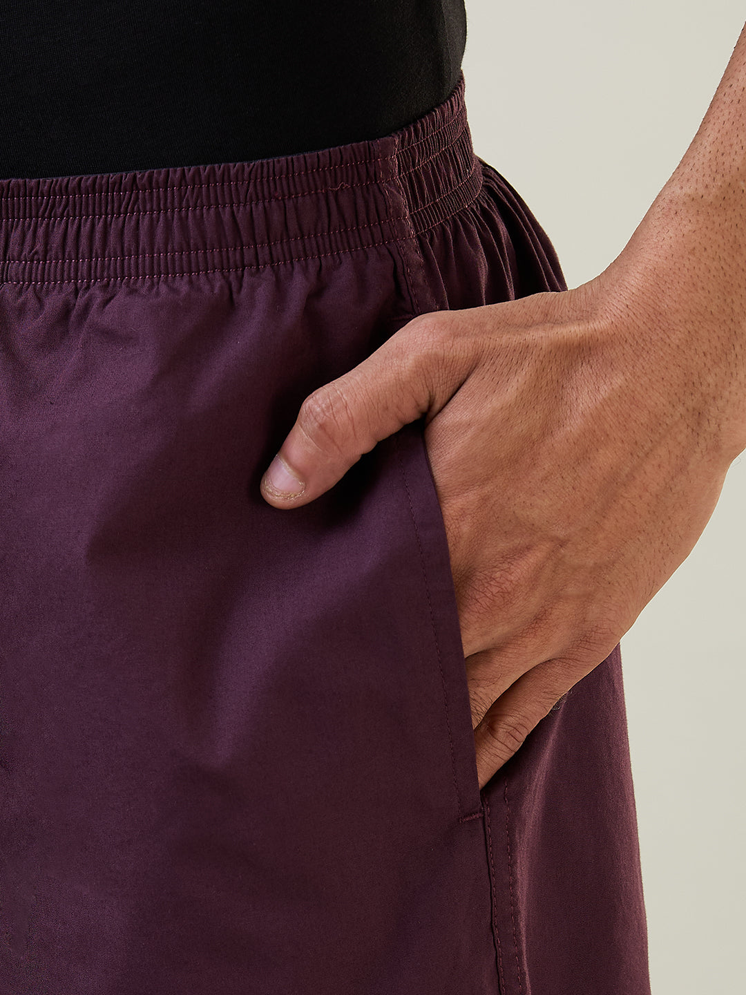 Sleepz Men Maroon Solid Boxer