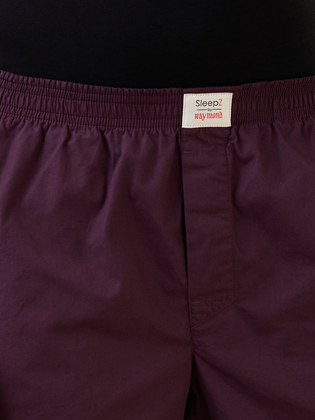Sleepz Men Maroon Solid Boxer