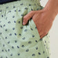 Sleepz Men Green Print Boxer