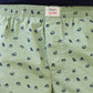 Sleepz Men Green Print Boxer