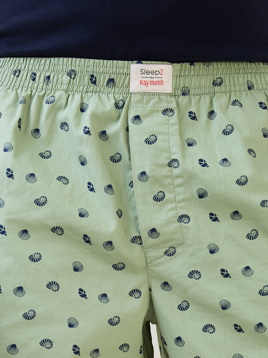 Sleepz Men Green Print Boxer