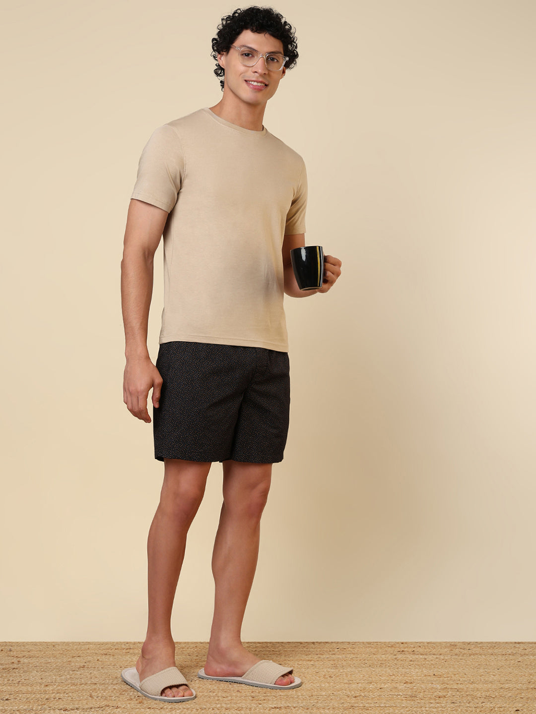 Sleepz Men Black Printed Boxer