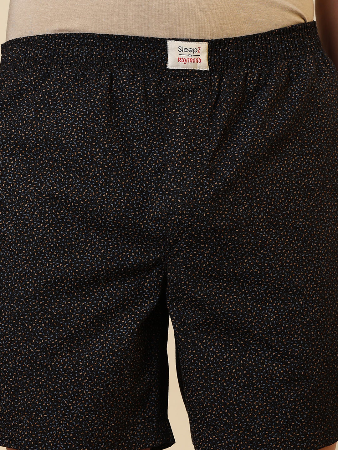 Sleepz Men Black Printed Boxer