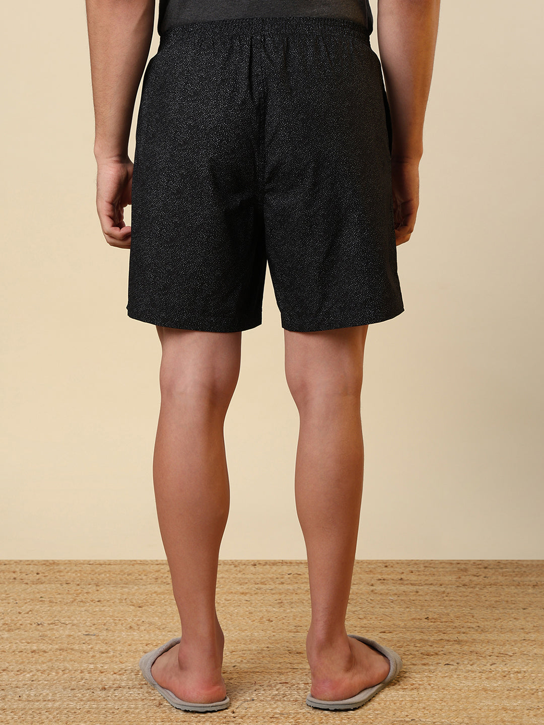 Sleepz Men Black Printed Boxer