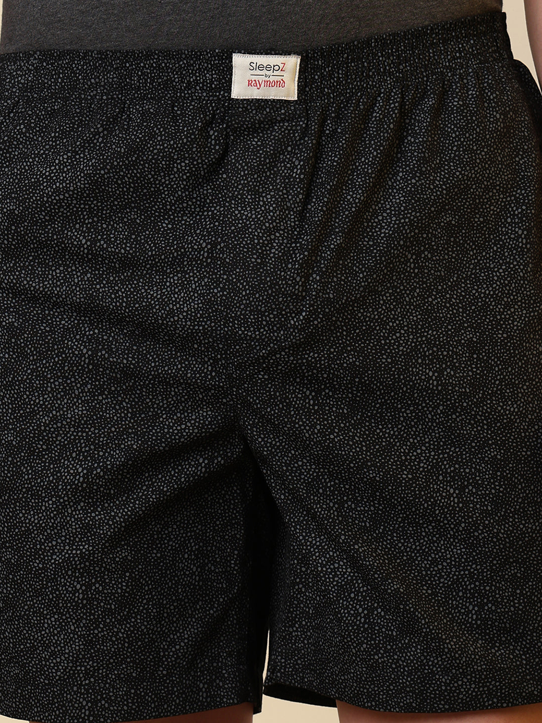 Sleepz Men Black Printed Boxer