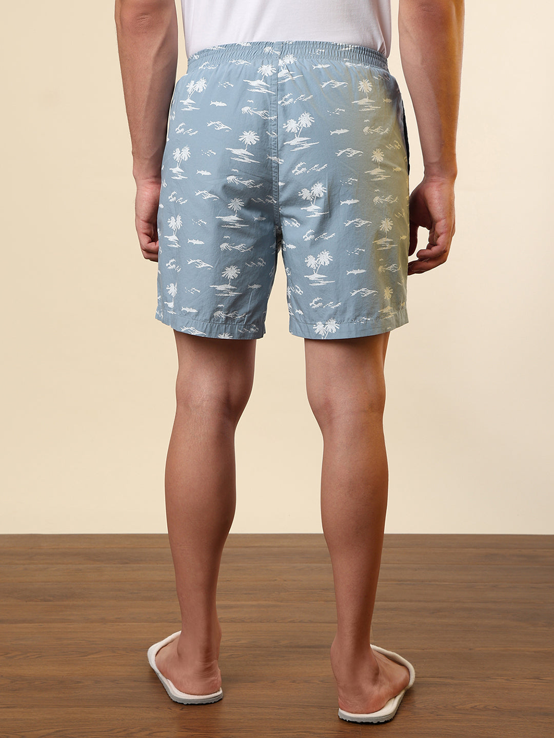 Sleepz Men Grey Printed Boxer