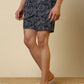 Sleepz Men Blue Printed Boxer