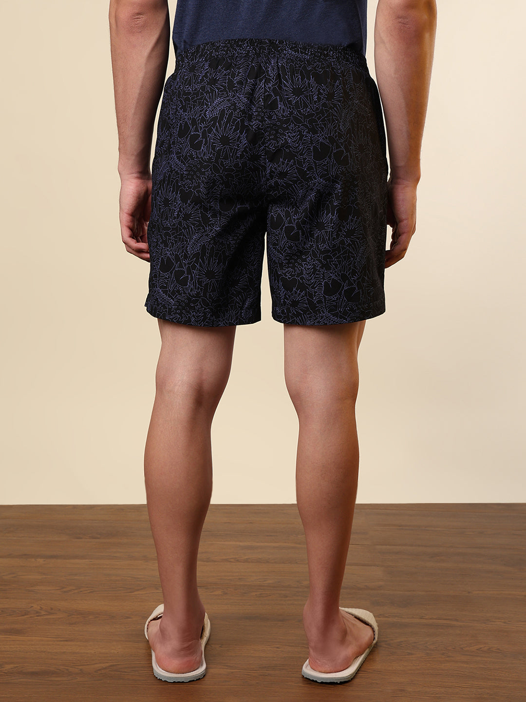 Sleepz Men Black Printed Boxer