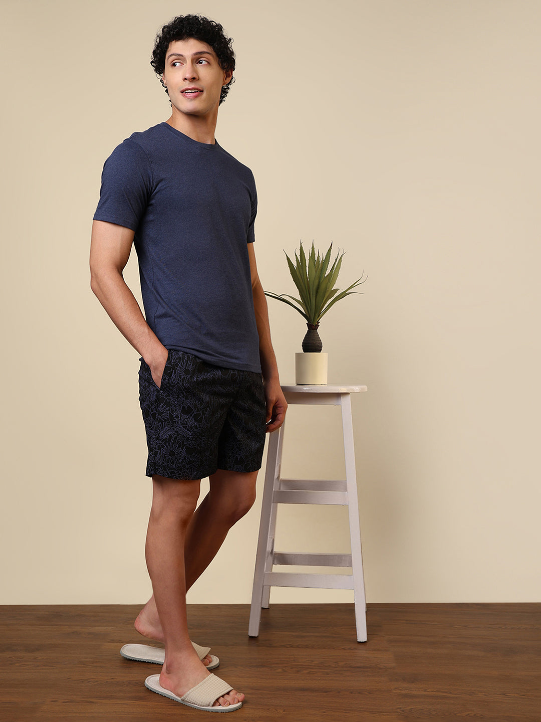 Sleepz Men Black Printed Boxer