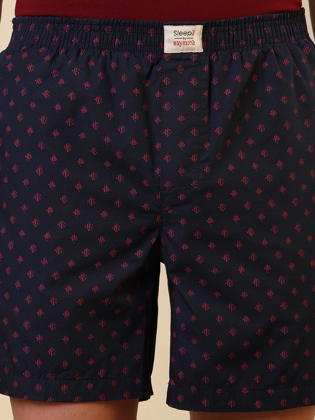 Sleepz Men Blue Printed Boxer