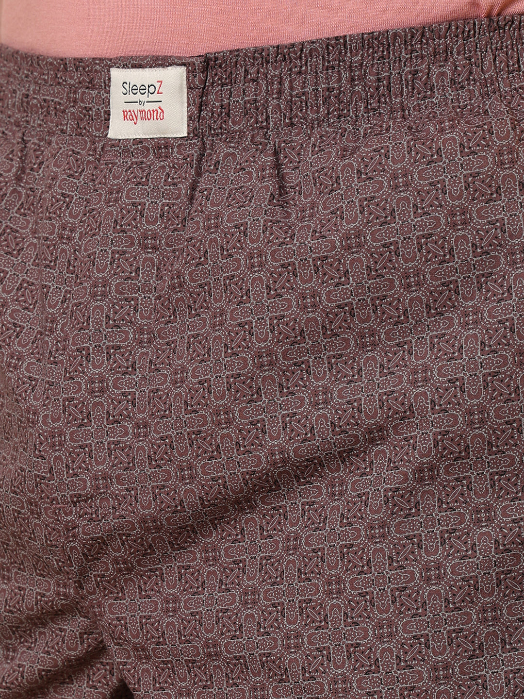 Sleepz Men Red Printed Boxer