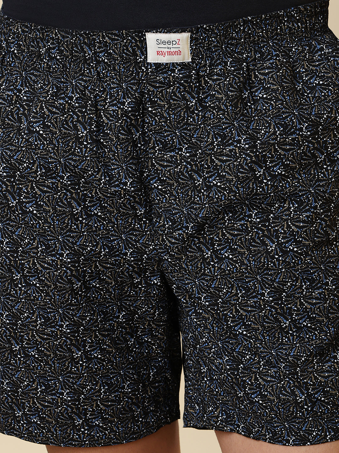 Sleepz Men Black Printed Boxer
