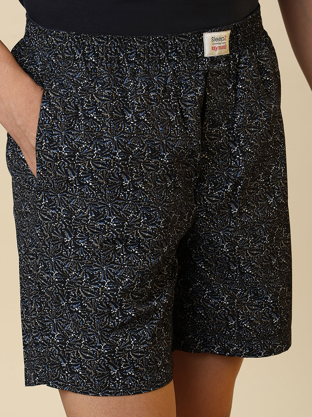 Sleepz Men Black Printed Boxer