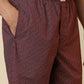 Sleepz Men Red Printed Regular Fit Cotton Boxer