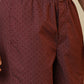 Sleepz Men Red Printed Regular Fit Cotton Boxer