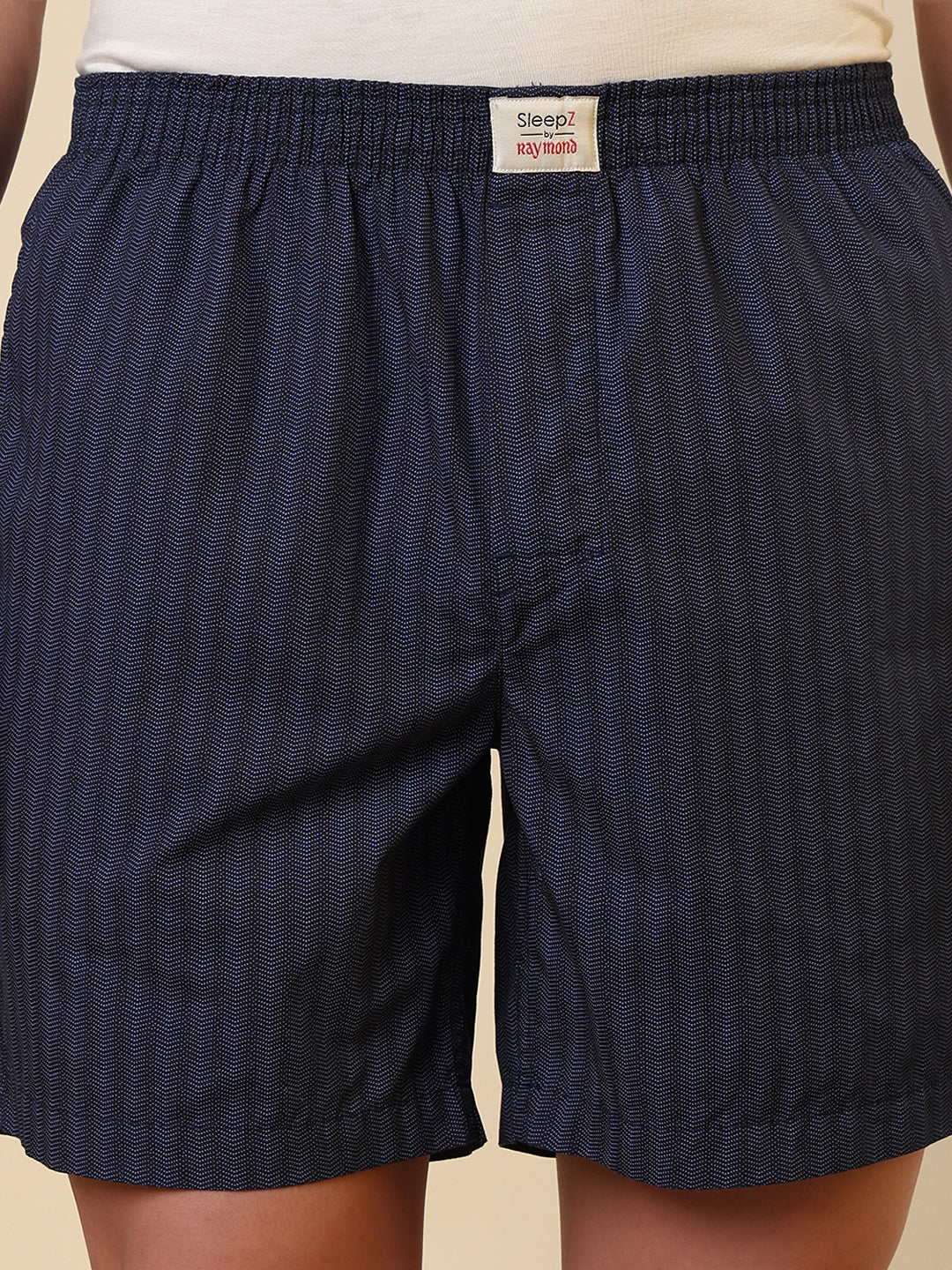Sleepz Men Blue Printed Boxer