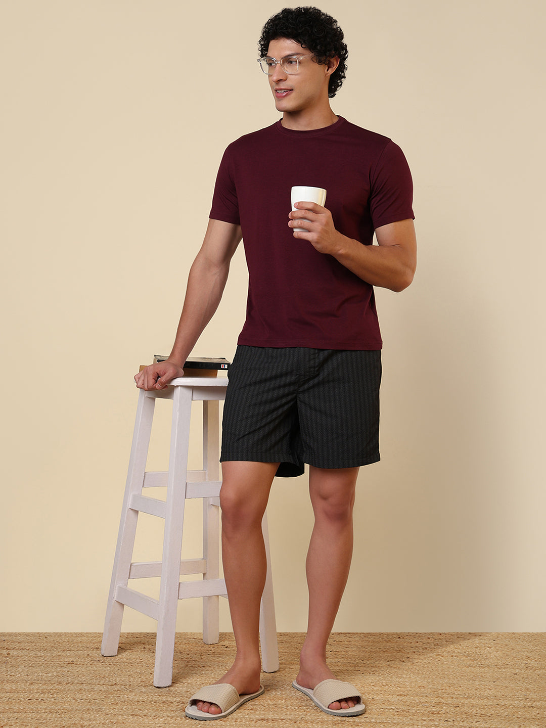 Sleepz Men Black Printed Boxer