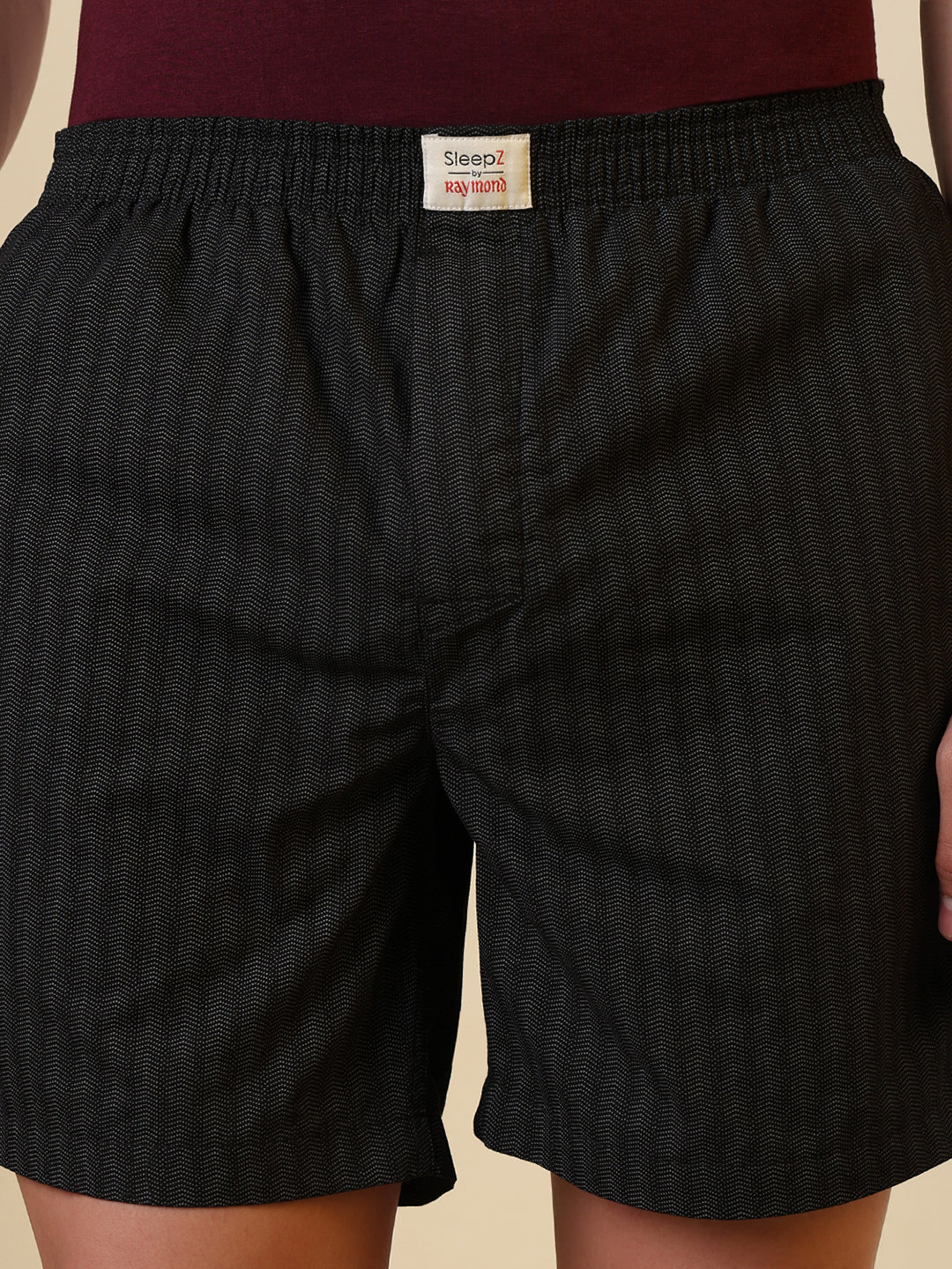 Sleepz Men Black Printed Boxer