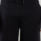 Sleepz Men Black Regular Fit Solid Shorts