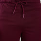 Sleepz Men Maroon Regular Fit Solid Shorts