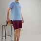 Sleepz Men Maroon Regular Fit Solid Shorts