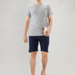 Sleepz Men Blue Regular Fit Solid Shorts
