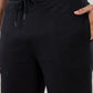 Sleepz Men Black Regular Fit Solid Shorts