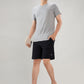 Sleepz Men Black Regular Fit Solid Shorts