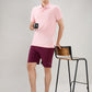 Sleepz Men Maroon Regular Fit Solid Shorts